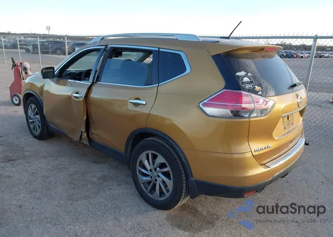 2015 Nissan Rogue Sl из США, поврежденный, VIN 5N1AT2MT3FC755285